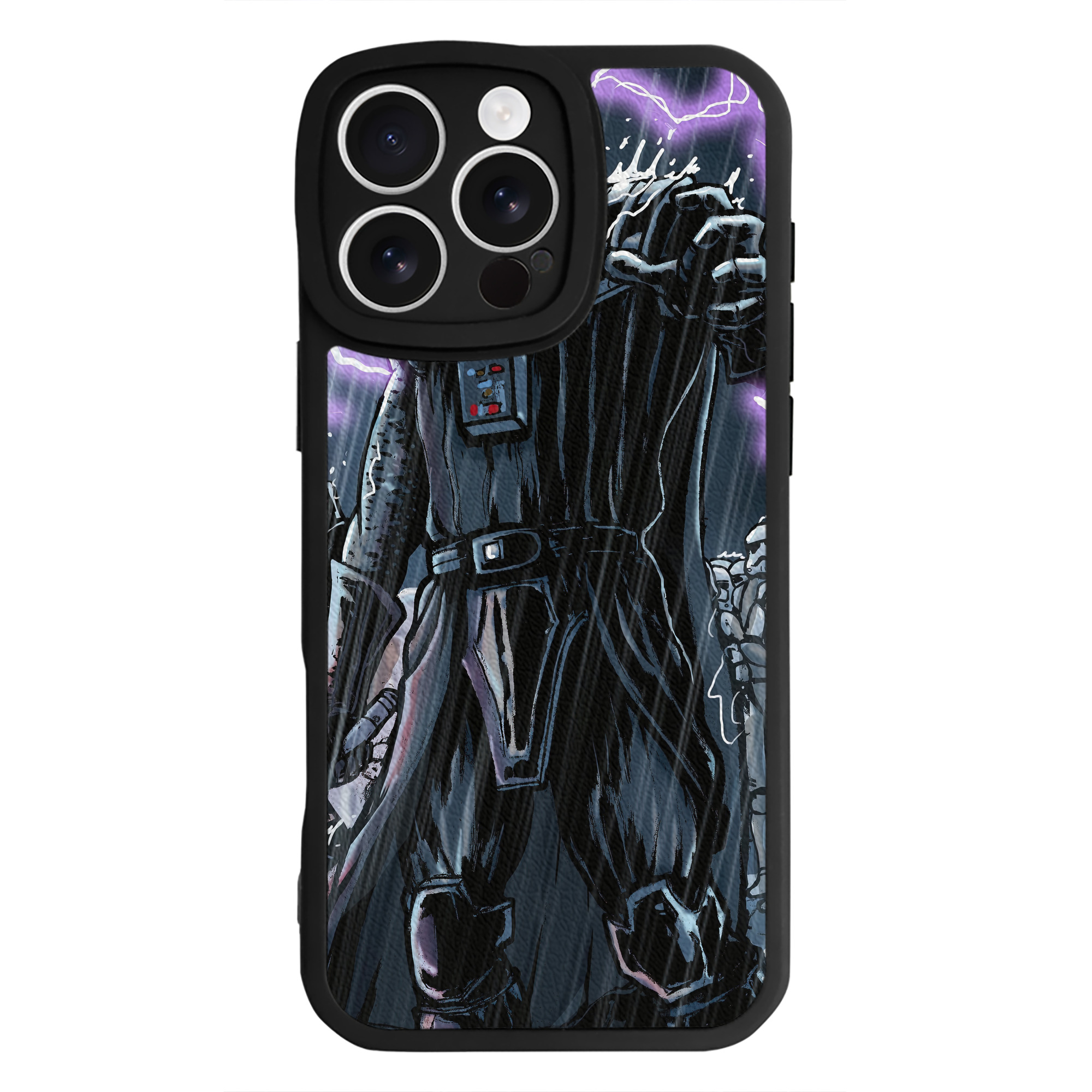 （画像用） スター・ウォーズ Star Wars 【iPhone 16シリーズ対応】シリコンスマホケース（レザー調） 材質：シリコン